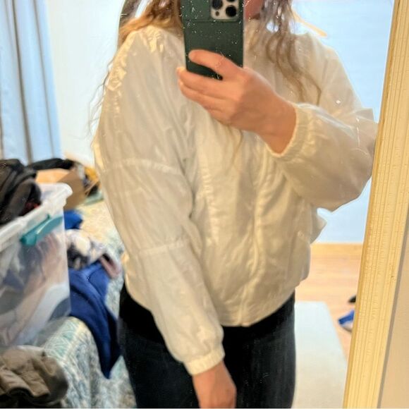 Vintage Adidas White Full Zip Track Jacket Mock Neck Sportswear - Picture 12 of 12